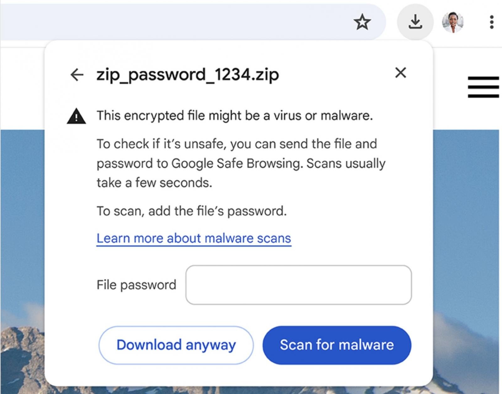 Chrome password protected archives