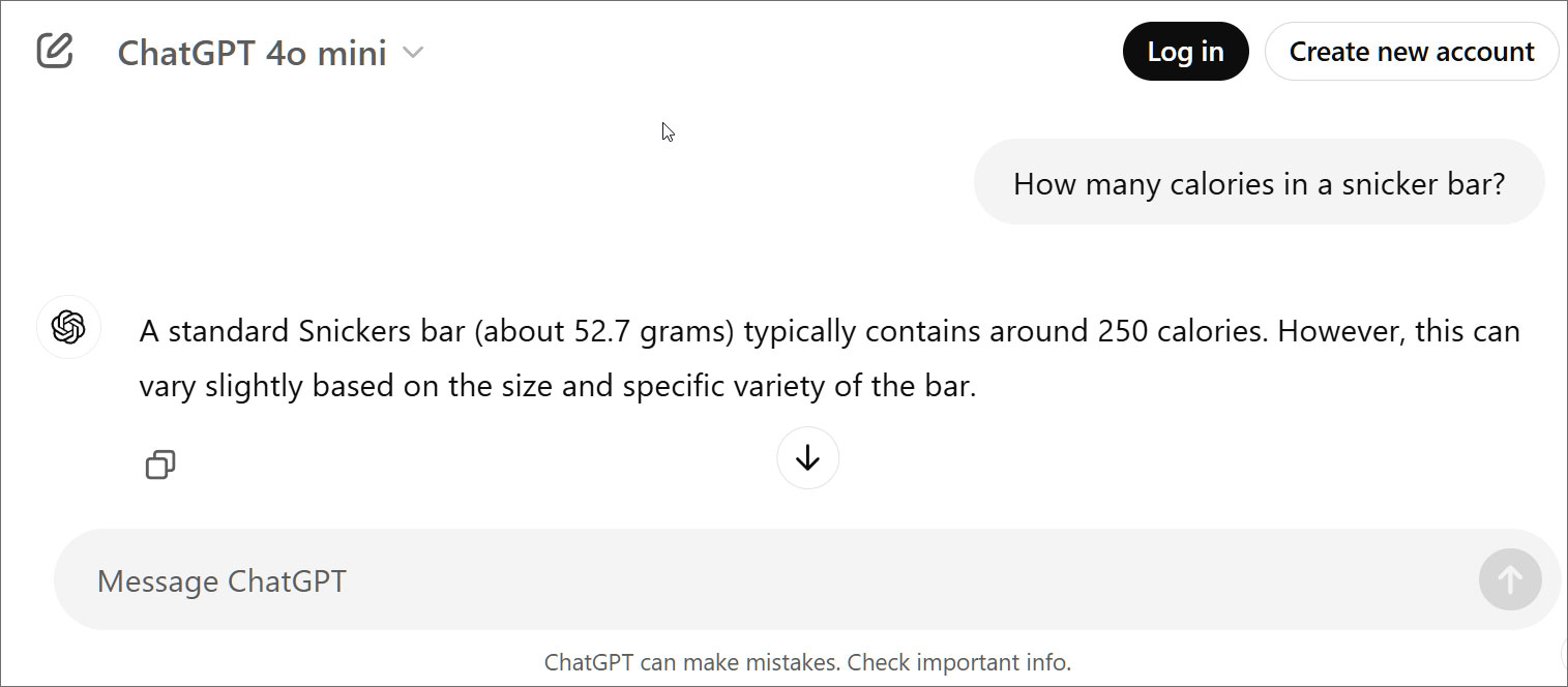 Using the ChatGPT Search shortcut in Chrome