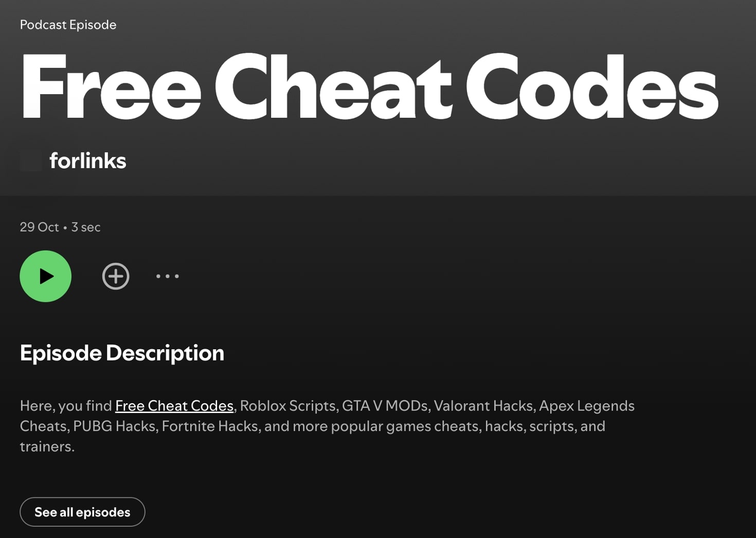 cheat codes