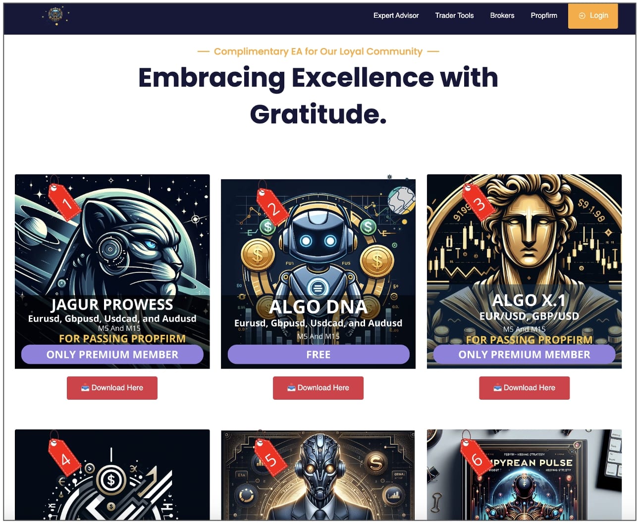EliteMarketMovers site