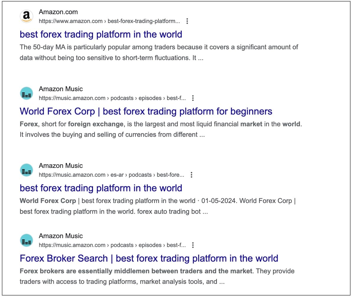 SEO poisoning at work