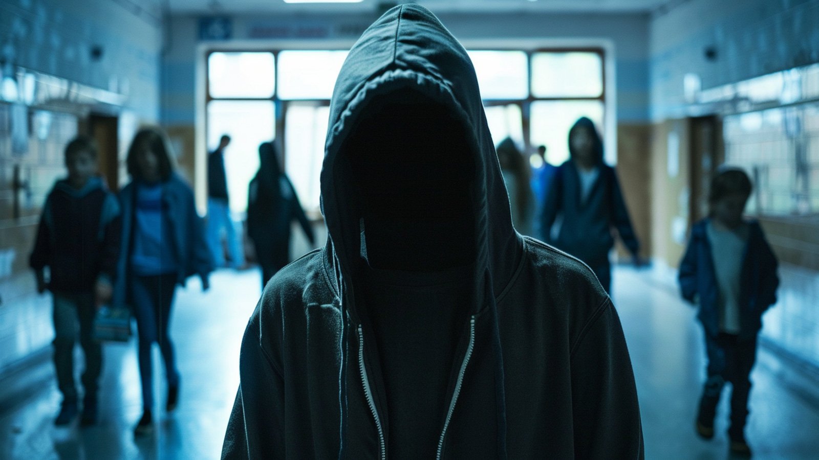 Hacker in a school