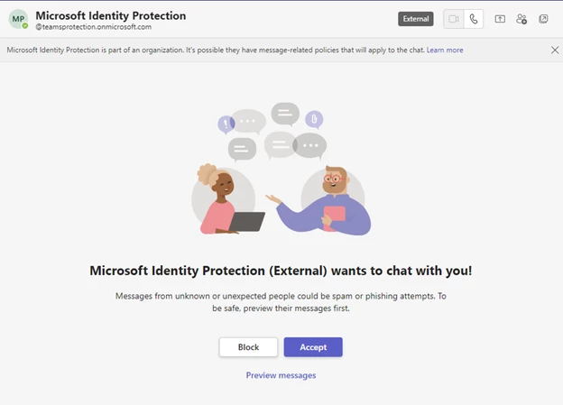 Midnight Blizzard-controlled account impersonating Microsoft