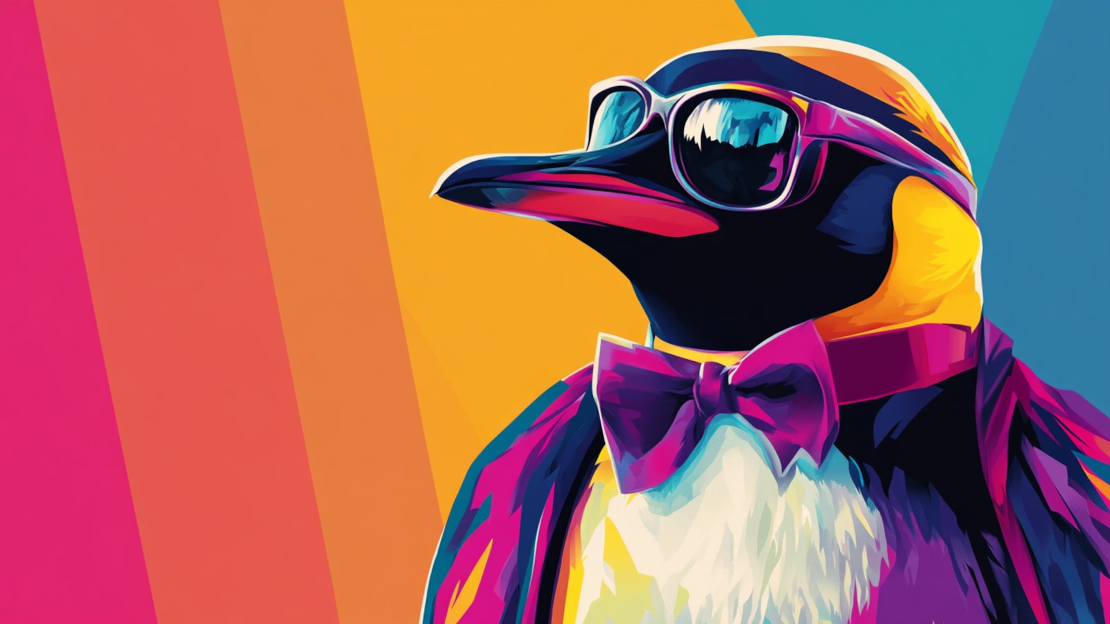 Color penguin