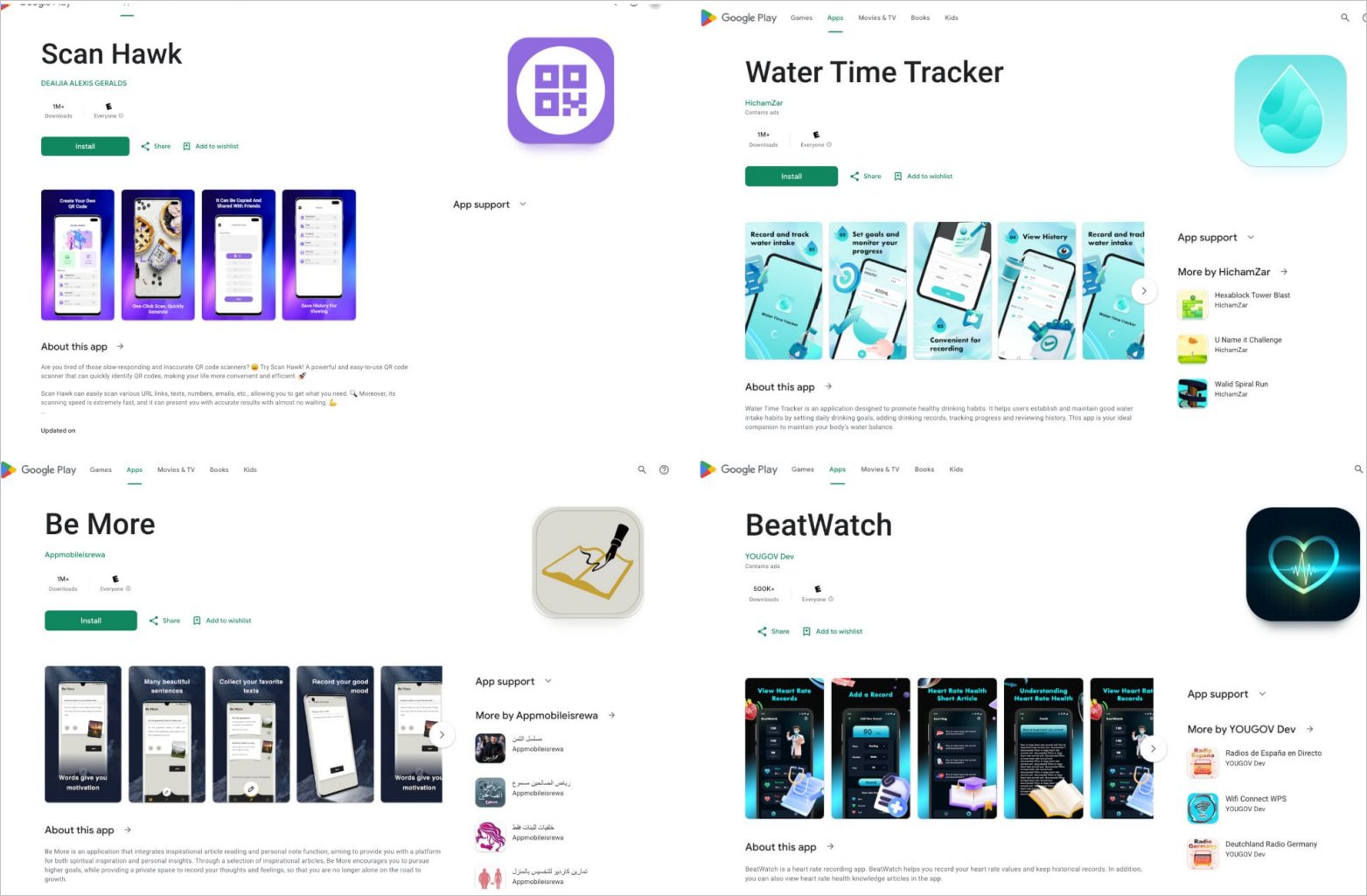Malicious apps on Google Play