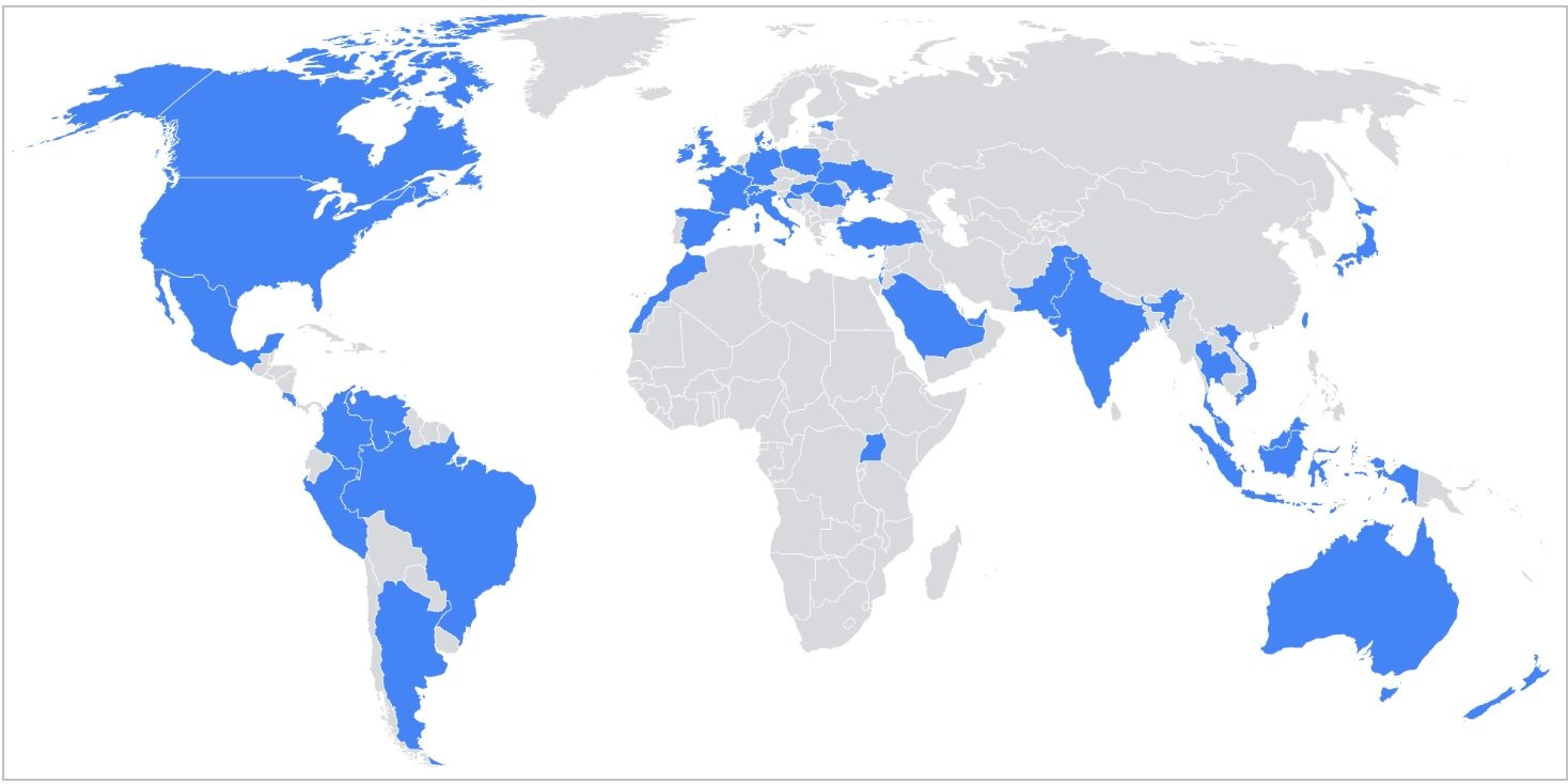 Countries targeted by DPRK IT workers