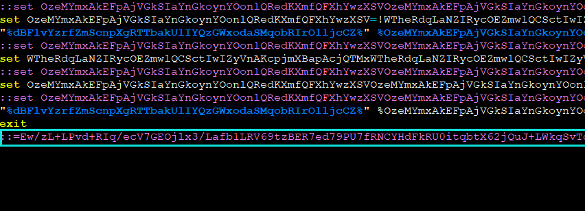 Obfuscated PowerShell