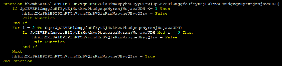 Obfuscated VBS