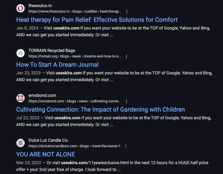 OpenAI-Generated Spam