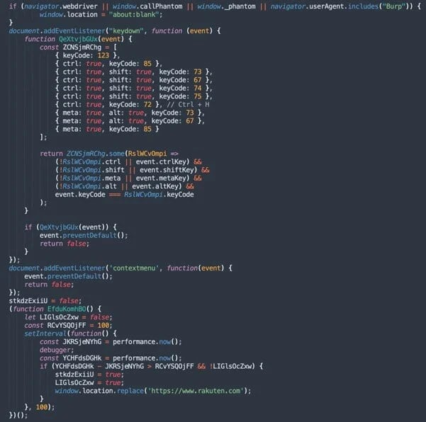 The kit's new antidebug logic