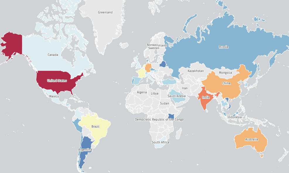 Location of vulnerable SAP NetWeaver instances