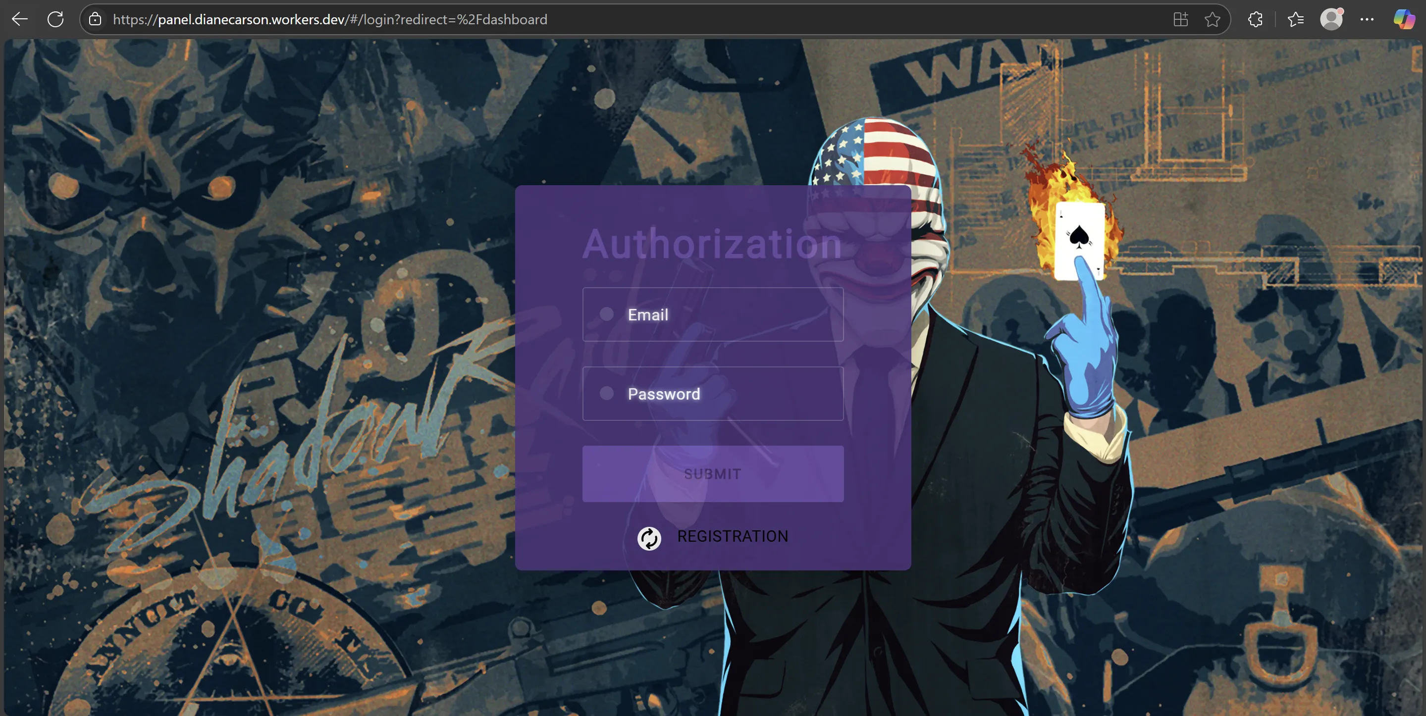 PayDay loader panel